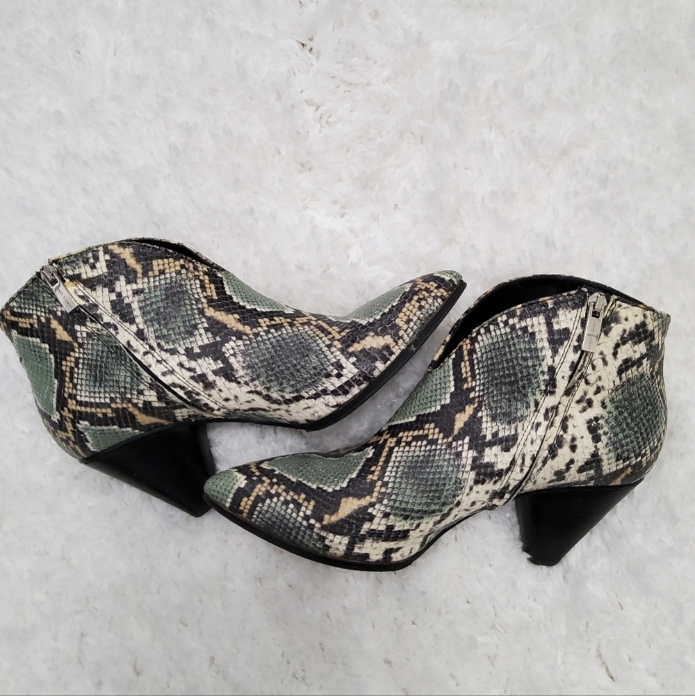 Janet & Janet Snakeskin Ankle Boots